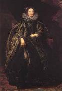 Anthony Van Dyck Portrait of an unknown genoese lady (mk03) oil painting on canvas